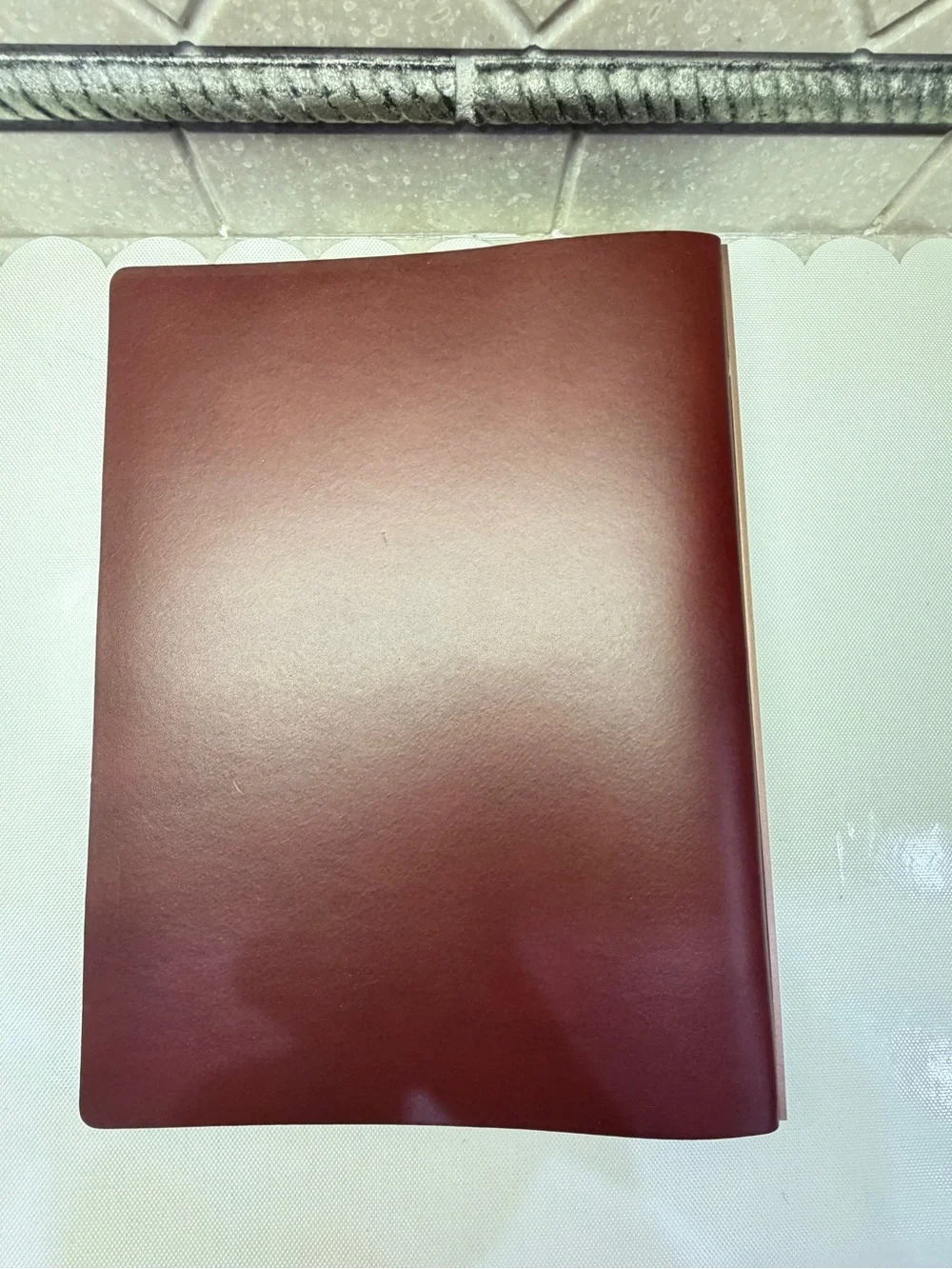 Plotter A5 Liscio Leather 6-ring Binder
